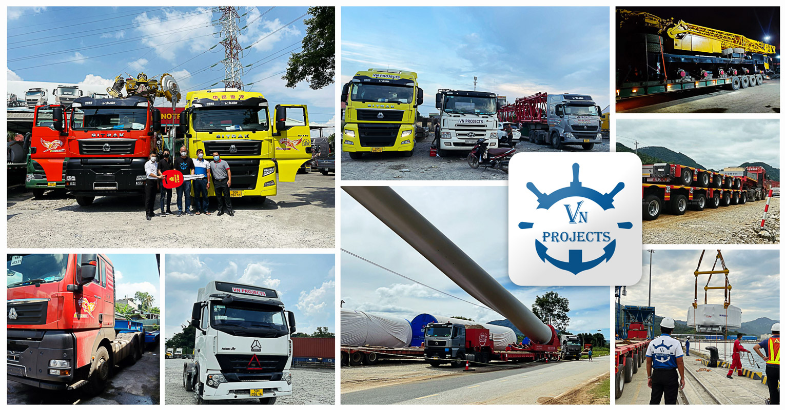 VN Projects Invests in More Special Trailers for Handling Project Cargo