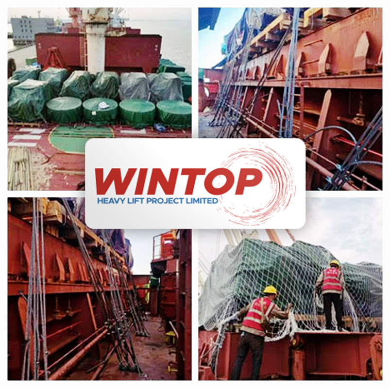 Wintop Heavy Lift Shipped Equipment from Shanghai to Deliskelesi, Turkey