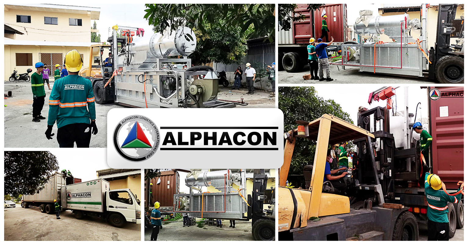 Alphacon Logistics Transported Cremation Equipment