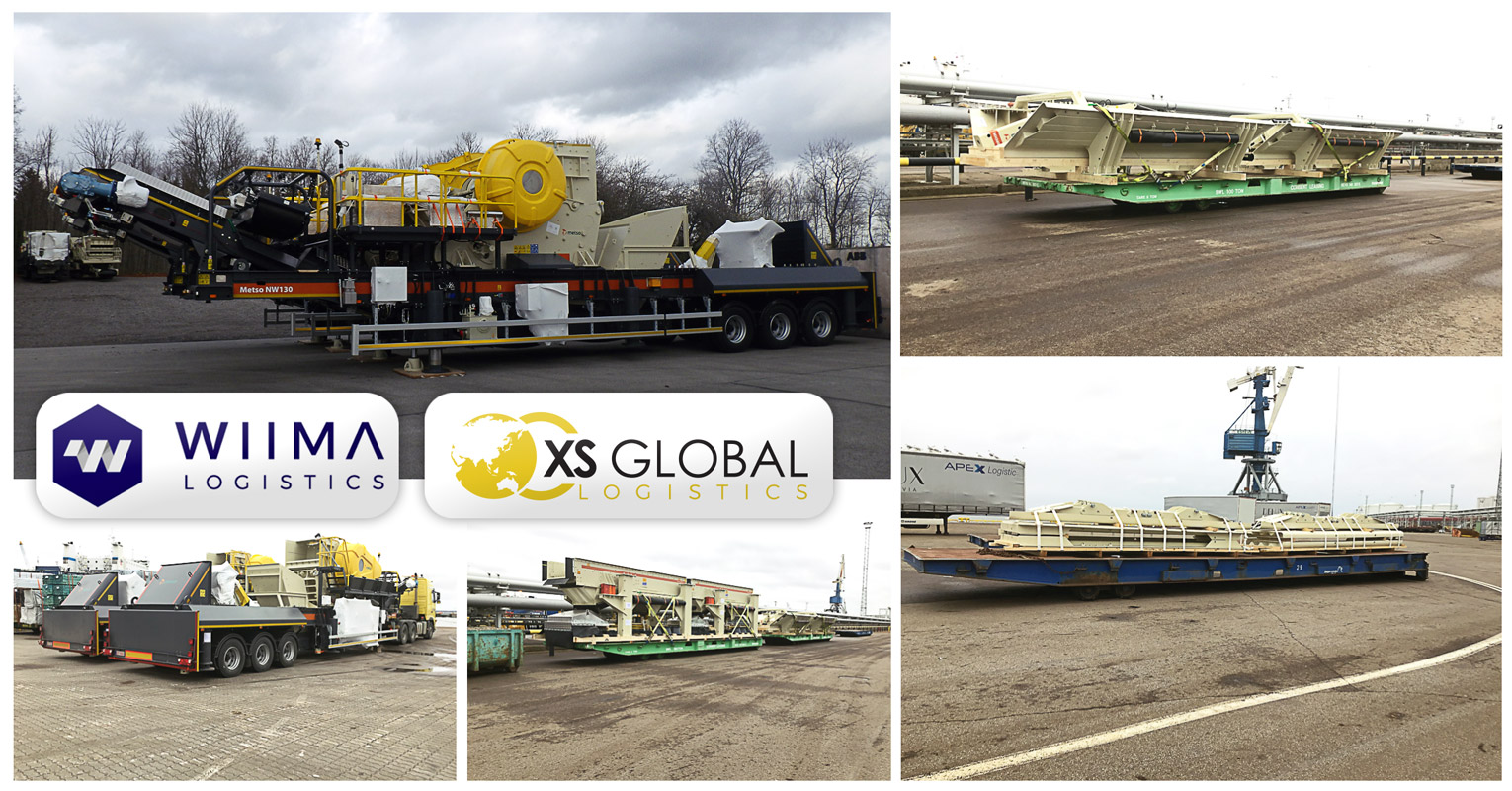 Wiima Logistics and XS Global Cooperated on a Project with Total Weight of 203mt