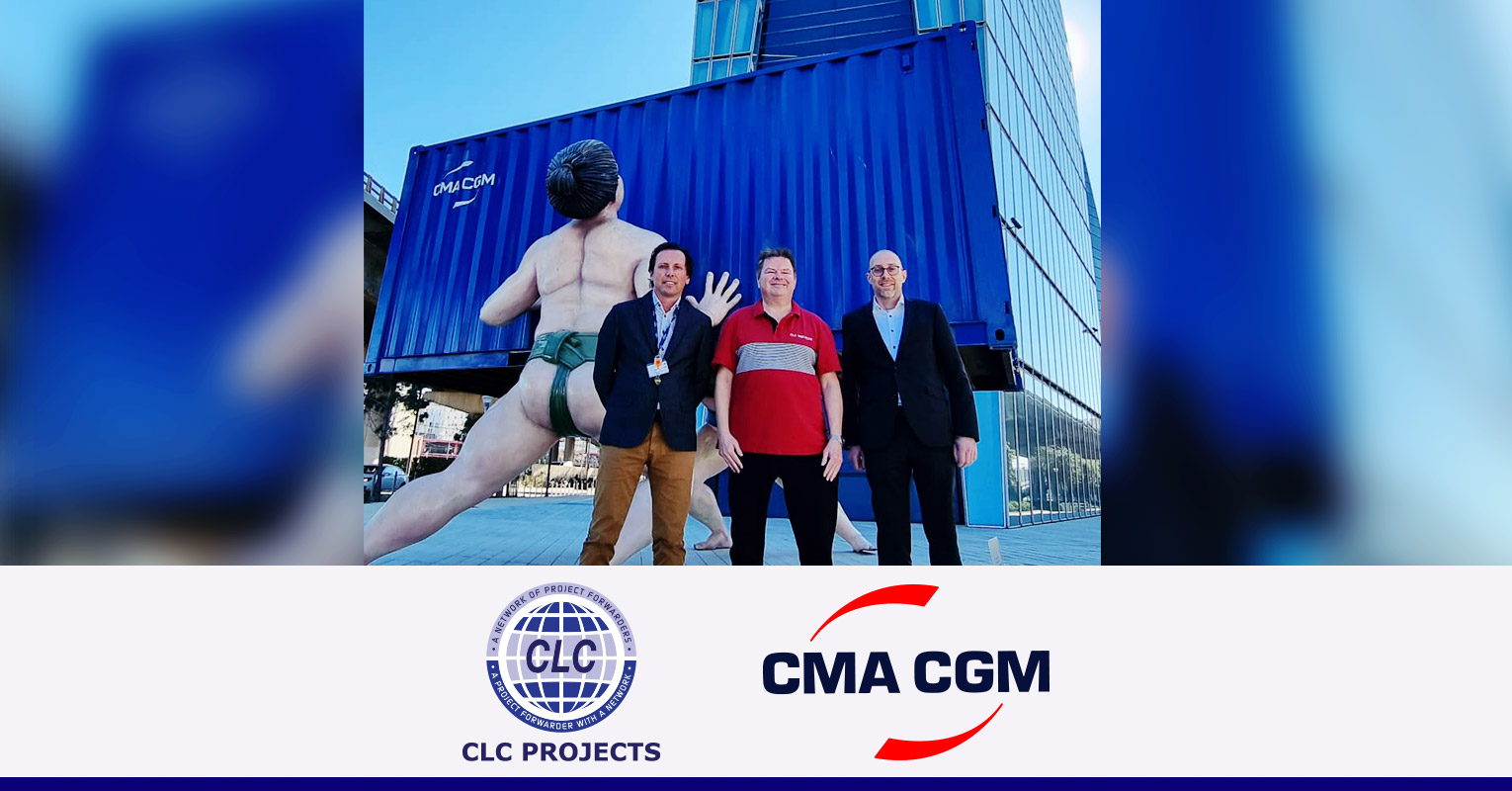 CLC Projects met with Julian Kurz and William Stalin of CMA CGM at their head office in Marseille, France