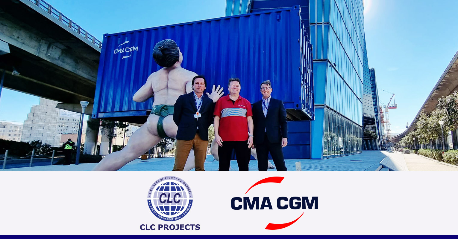 CLC Projects met with Luc Lagarde and William Stalin of CMA CGM at their head office in Marseille, France