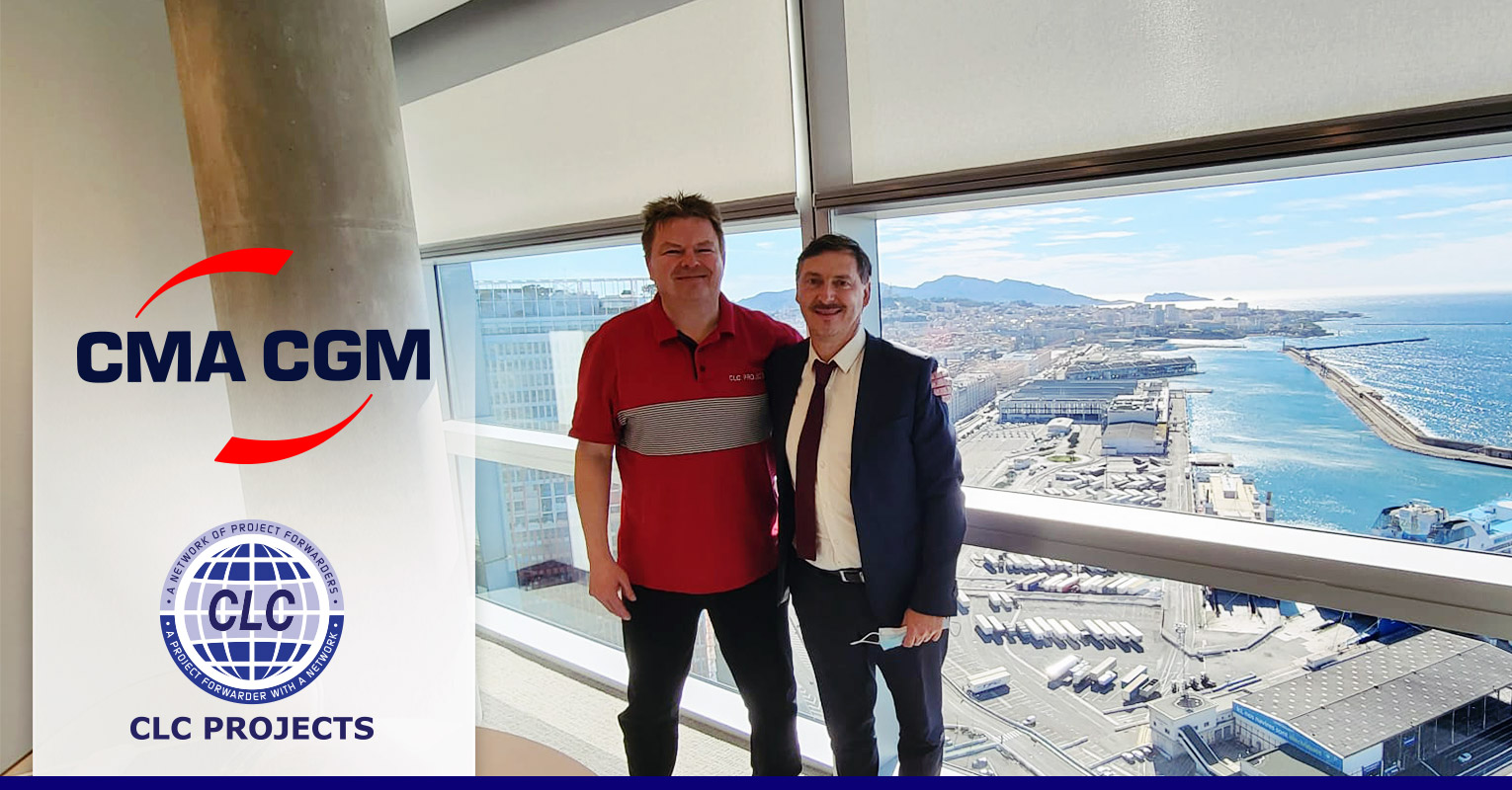 CLC Projects met with Stephane Berninet of CMA CGM at their head office in Marseille, France