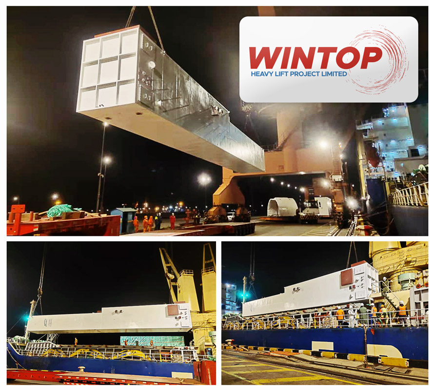 Wintop Heavy Lift Shipping Breakbulk Cargo with 30.6M Length and Weighing 35.6T