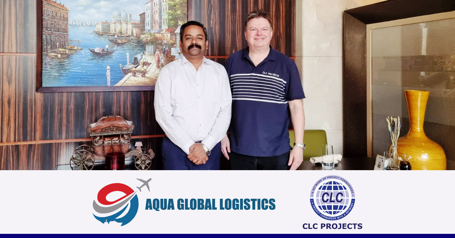 CLC Projects Chairman met with Prathap Sridharan, General Manager of Aqua Global Logistics in Doha, Qatar