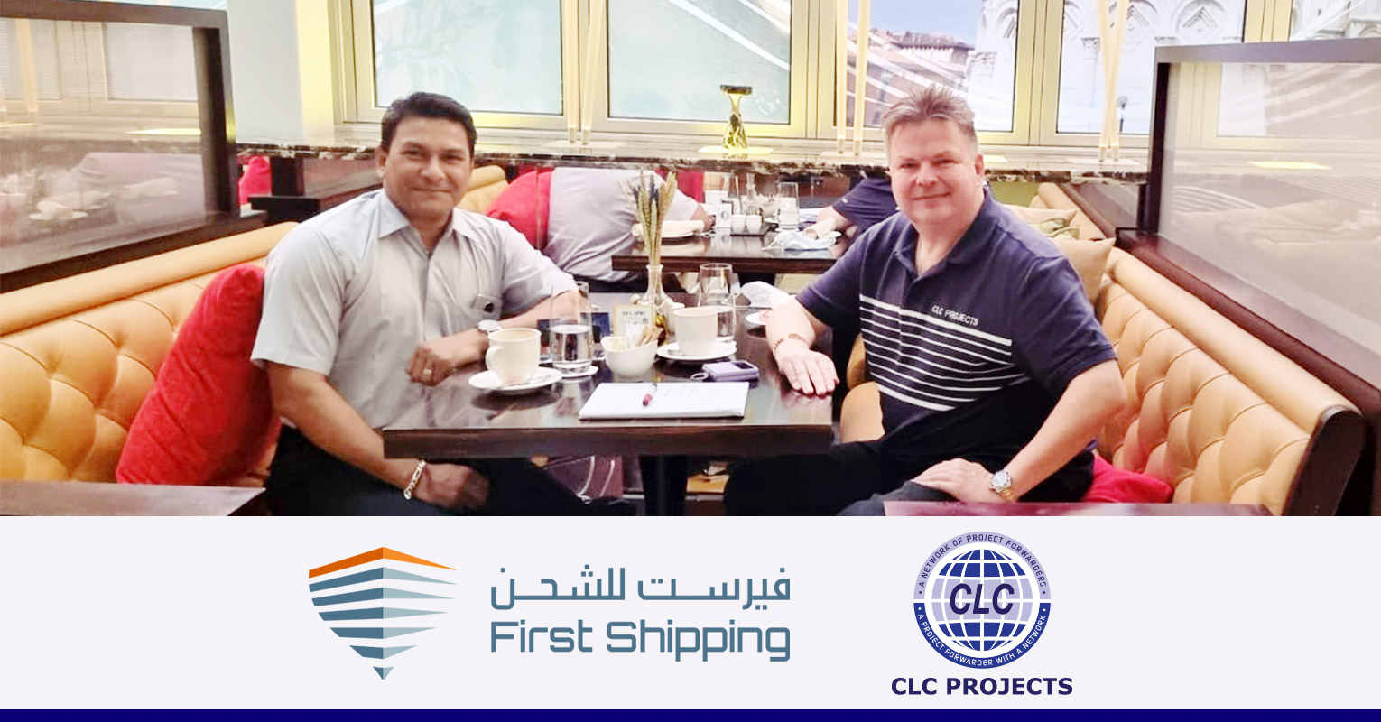 CLC Projects Chairman meeting with Kevin V. Pereira of First Shipping Agency, agents for COSCO Shipping (Breakbulk) & Oman Container Line