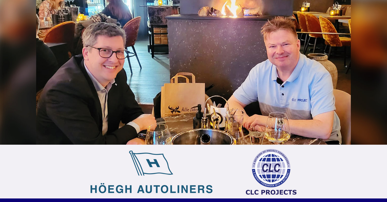 CLC Projects Chairman met with Oskar Orstadius, Chief Sales Officer at Höegh Autoliners in Oslo, Norway