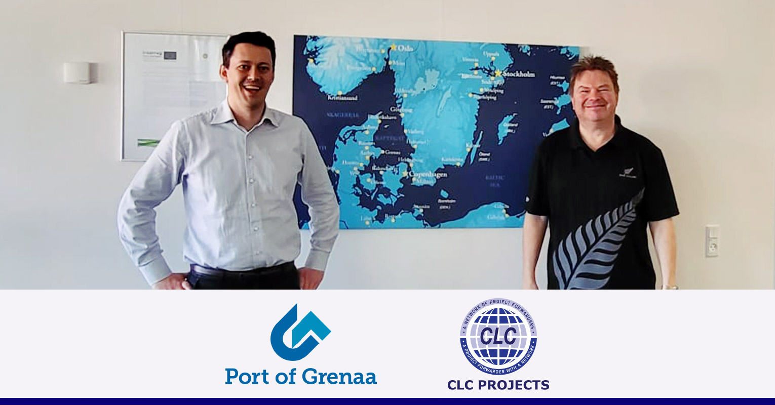CLC Projects Chairman met with Mr. Theis Gisselbaek of Port of Grenaa today