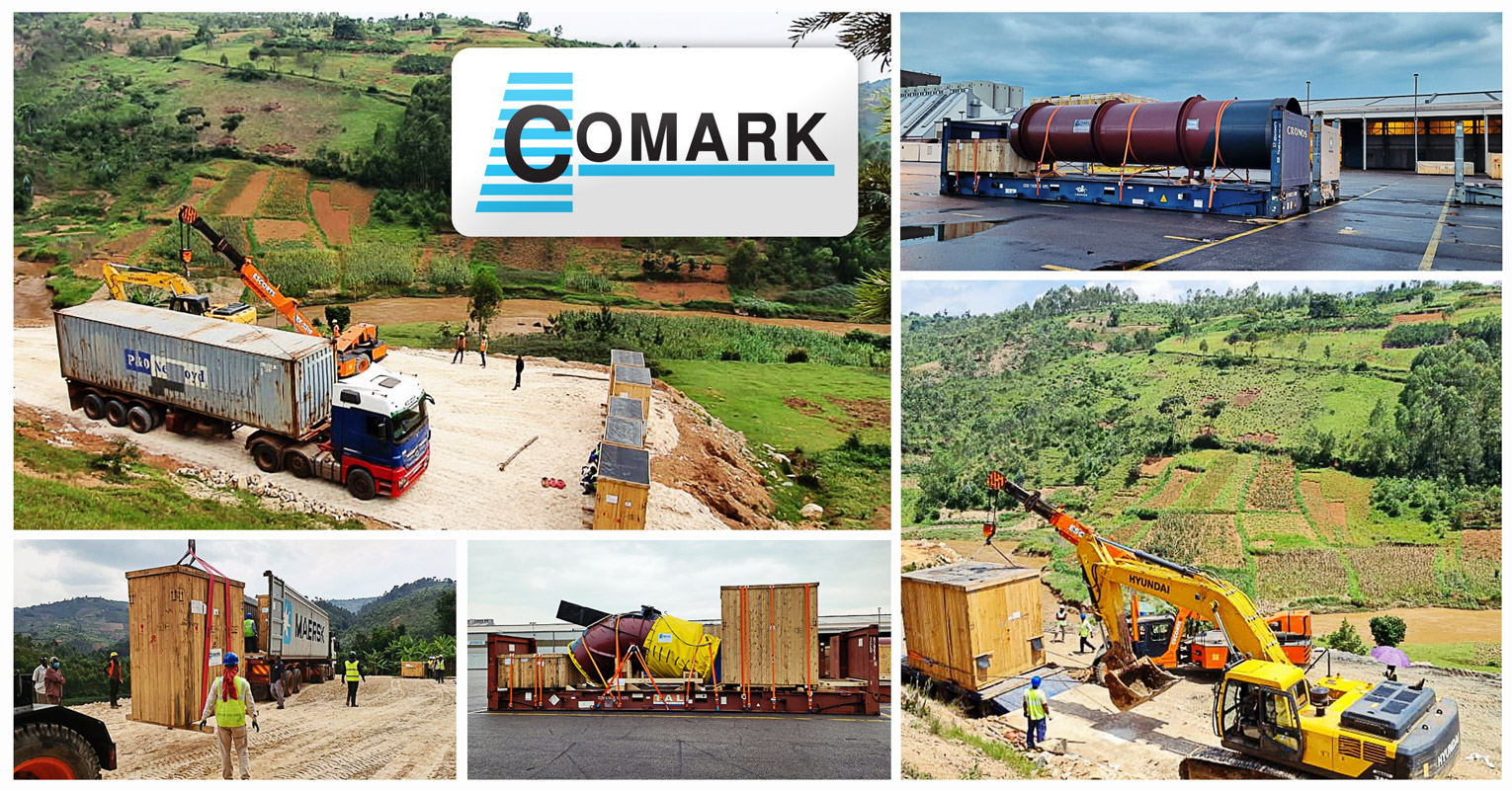 Comark Organized Sea-worthy Packaging, Port Handling, Sea-freight and Inland Delivery for a Project from Slovenia to Rwanda