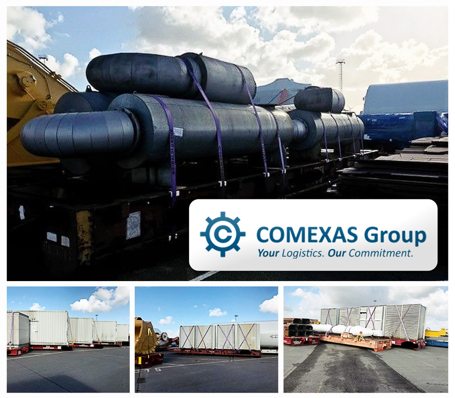 Comexas Moving 1000 FRTs of Genset Cargo Door-to-port Freetown, Sierra Leone