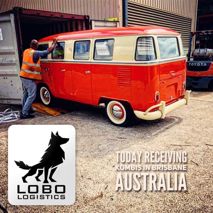 Lobo Logistics is Receiving Charming VW Kombis in Brisbane