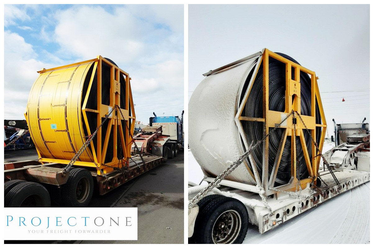 Project One Logistics Battled the Elements for a Delivery to Fort McMurray, Alberta Canada