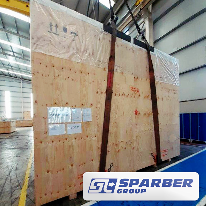 Sparber Group Completed a Door-to-door Transport of 2 Packages, One Exceeding 4m High