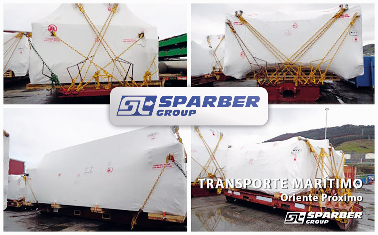 Sparber Group Transports 3 Packages of 228 Tons to the Middle East