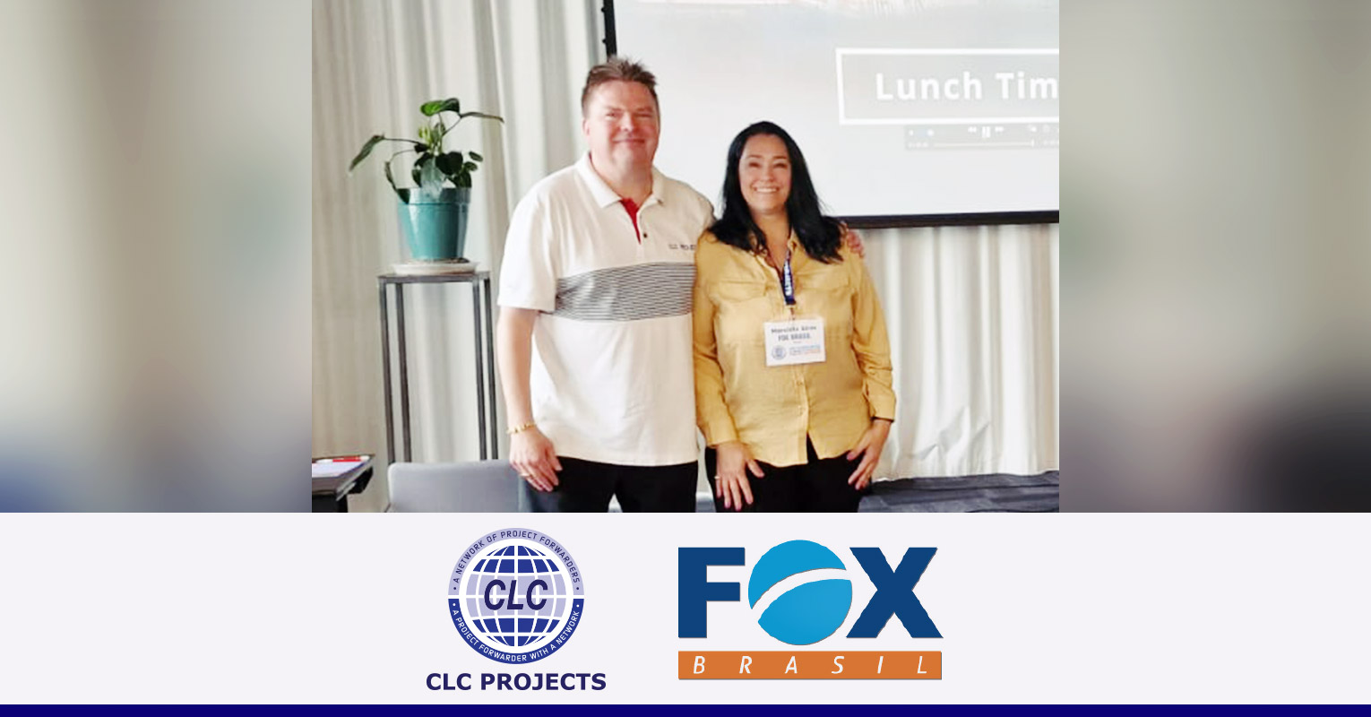Marciete Eiras of FOX Brasil | Project Logistics and CLC Projects Chairman at joint network meeting in Rotterdam