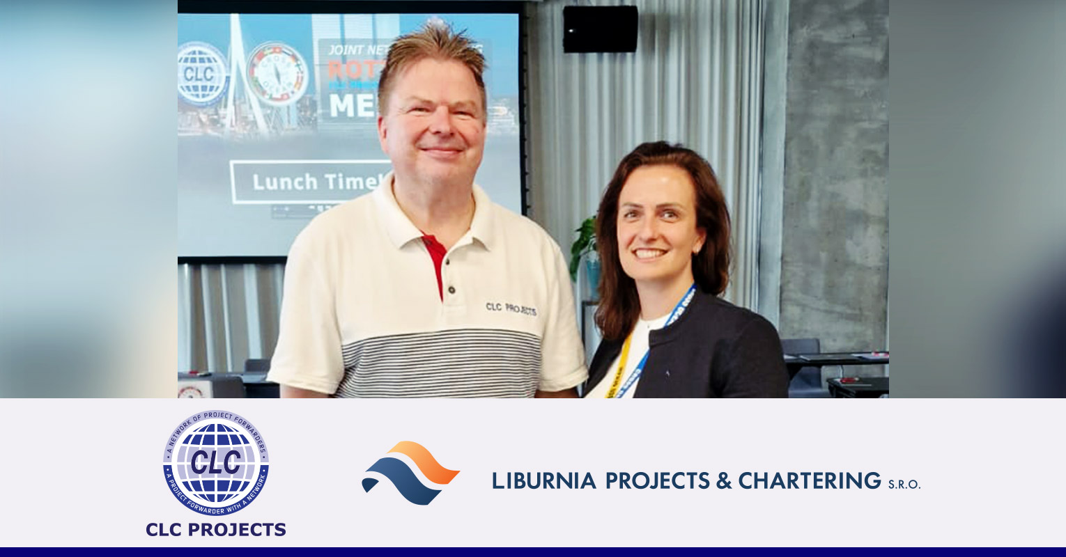 Petronela Galambosova of Liburnia Projects & Chartering and CLC Projects Chairman at joint network meeting in Rotterdam