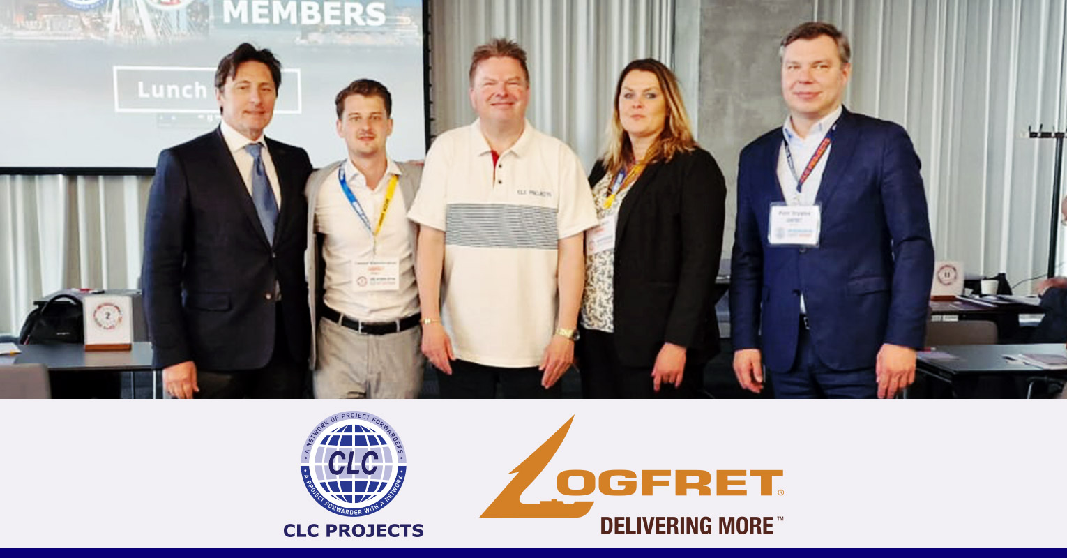 Marc Millet, Yannick Vanrenterghem, Sharon Bick & Piotr Dryglas of Logfret Group met with CLC Projects Chairman