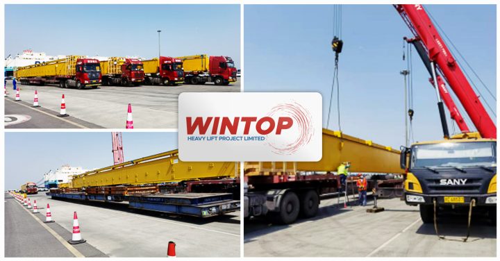 Wintop Heavy Lift Handled 32m Long Function Eletrode Supply Equipment Imported from Germany to Tianjin
