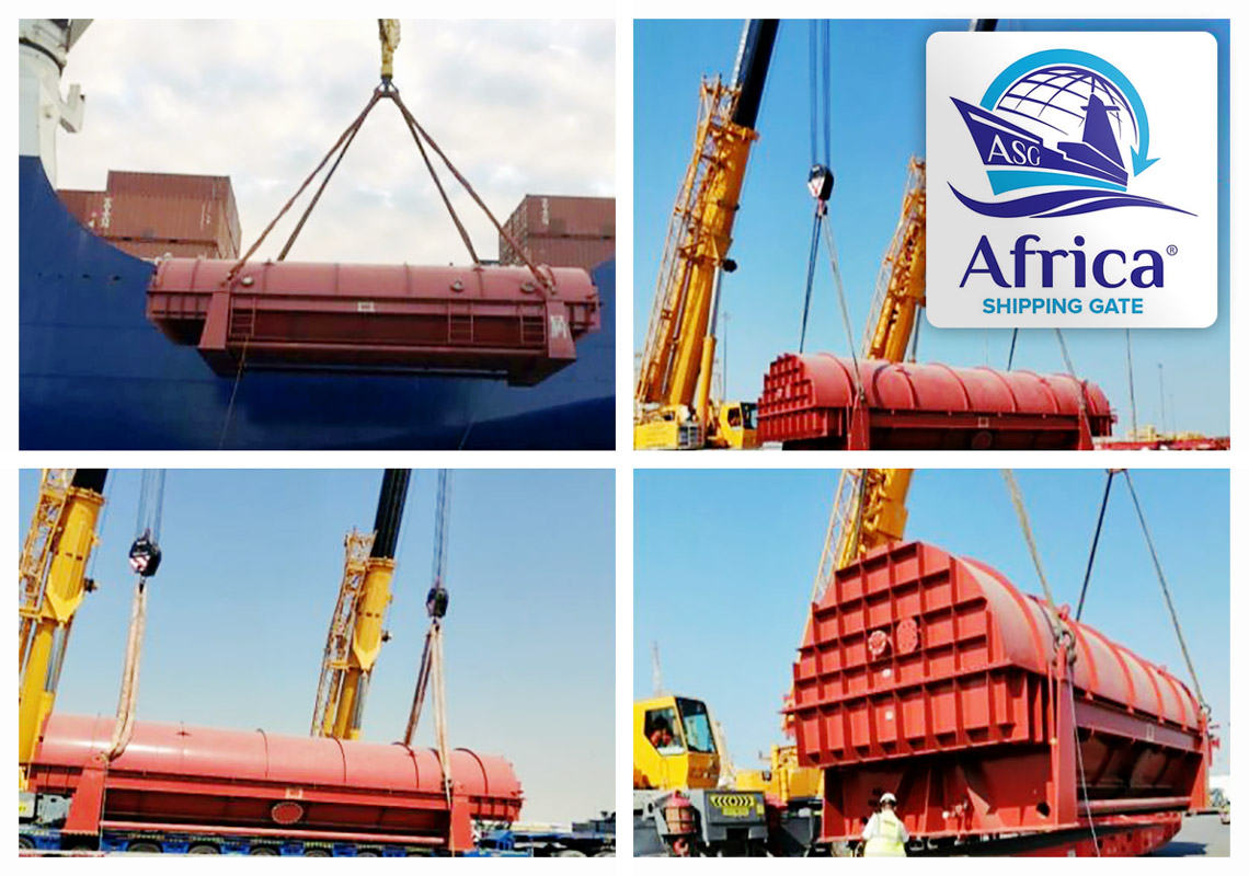 Africa Shipping Gate Successfully Shipped a 105mt Rotor from Abu Dhabi, UAE to Alexandria, Egypt