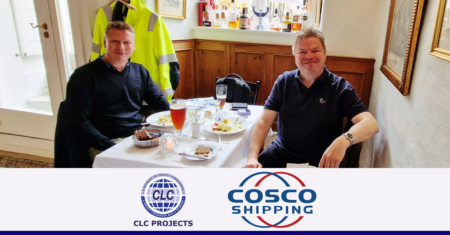 CLC Projects Chairman met with Nikolaj Gryndahl of COSCO Specialized Carriers