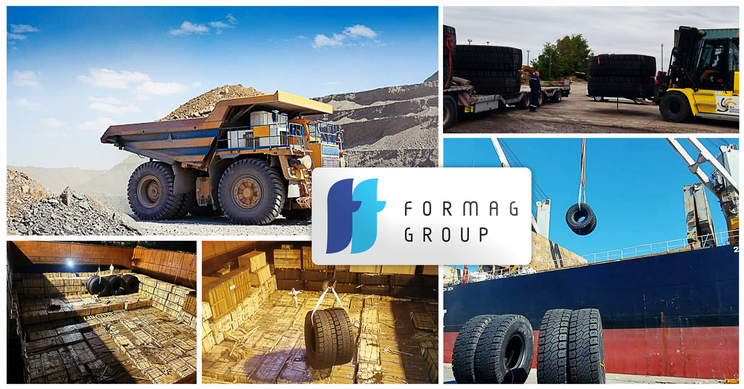 Formag Group Completed a Delivery of Oversized Tires for Mining Trucks from China to Ukraine