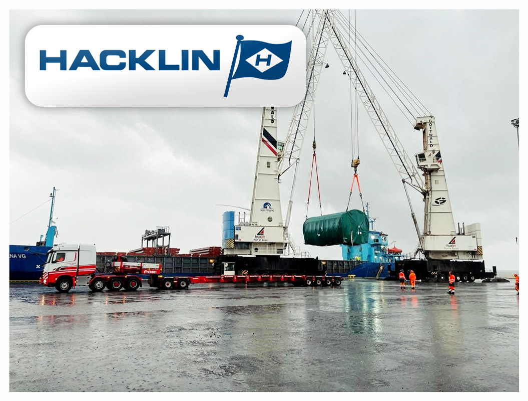 Hacklin Logistics & Partners Unloaded & Re-loaded Breakbulk Cargo at Kemi Port for Transport to the Jobsite