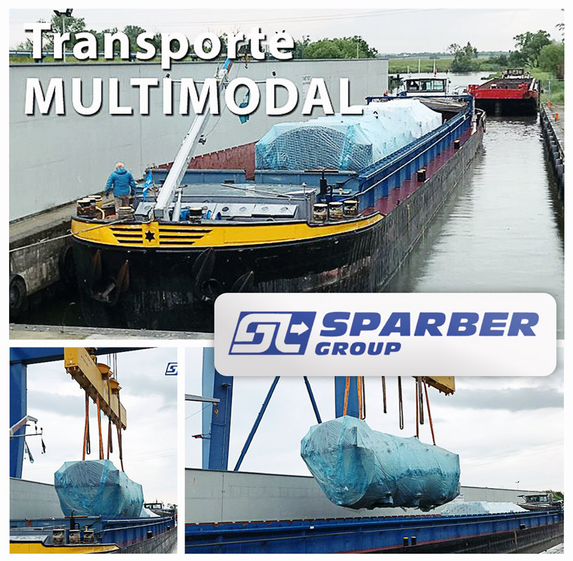 Sparber Group Carries-out a Multimodal Transport (land, sea and river)