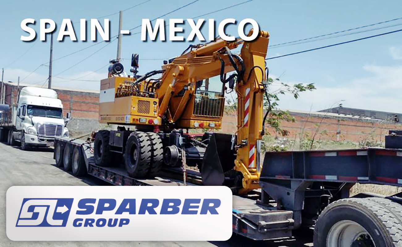 Sparber Group Shipped a 30mt Excavator from Spain to Mexico