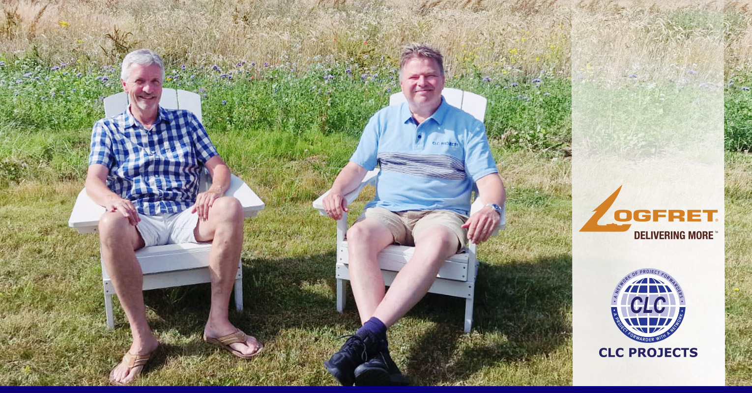 CLC Projects Chairman met with Mr. Hans Mikkelsen, the Global COO of Logfret having a summertime meeting in Djusrsland, Denmark