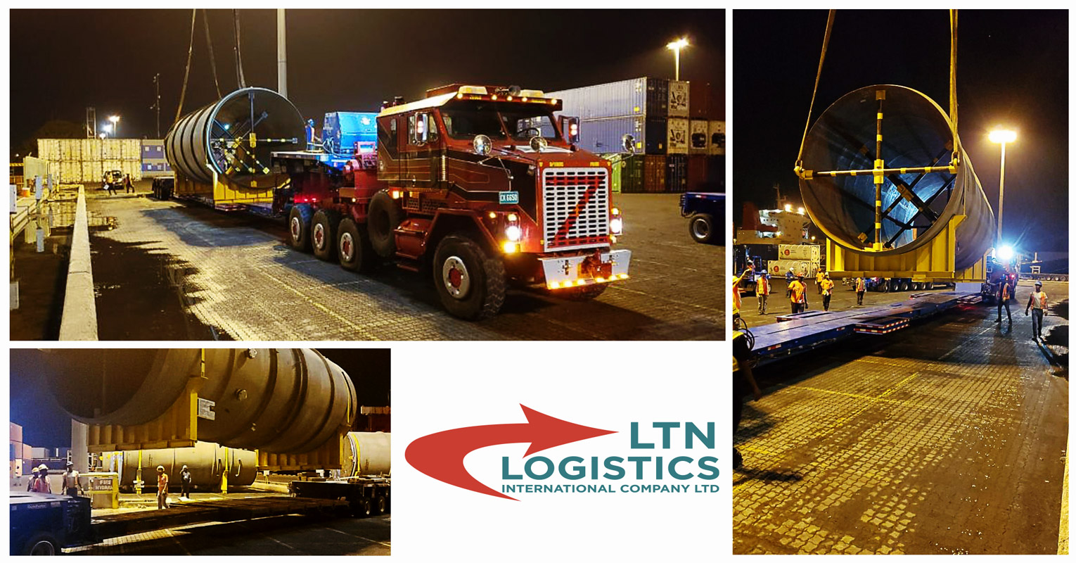 Combined Heat Power (CHP) Equipment Handled by LTN Logistics International from Ship Side a Power Plant