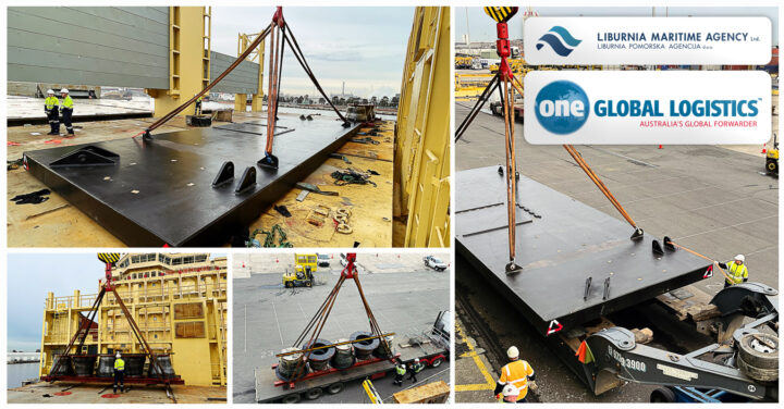 Liburnia Group and One Global Logistics Recently Cooperated to  Organise the Transport of this OOG Fender System from China to Australia