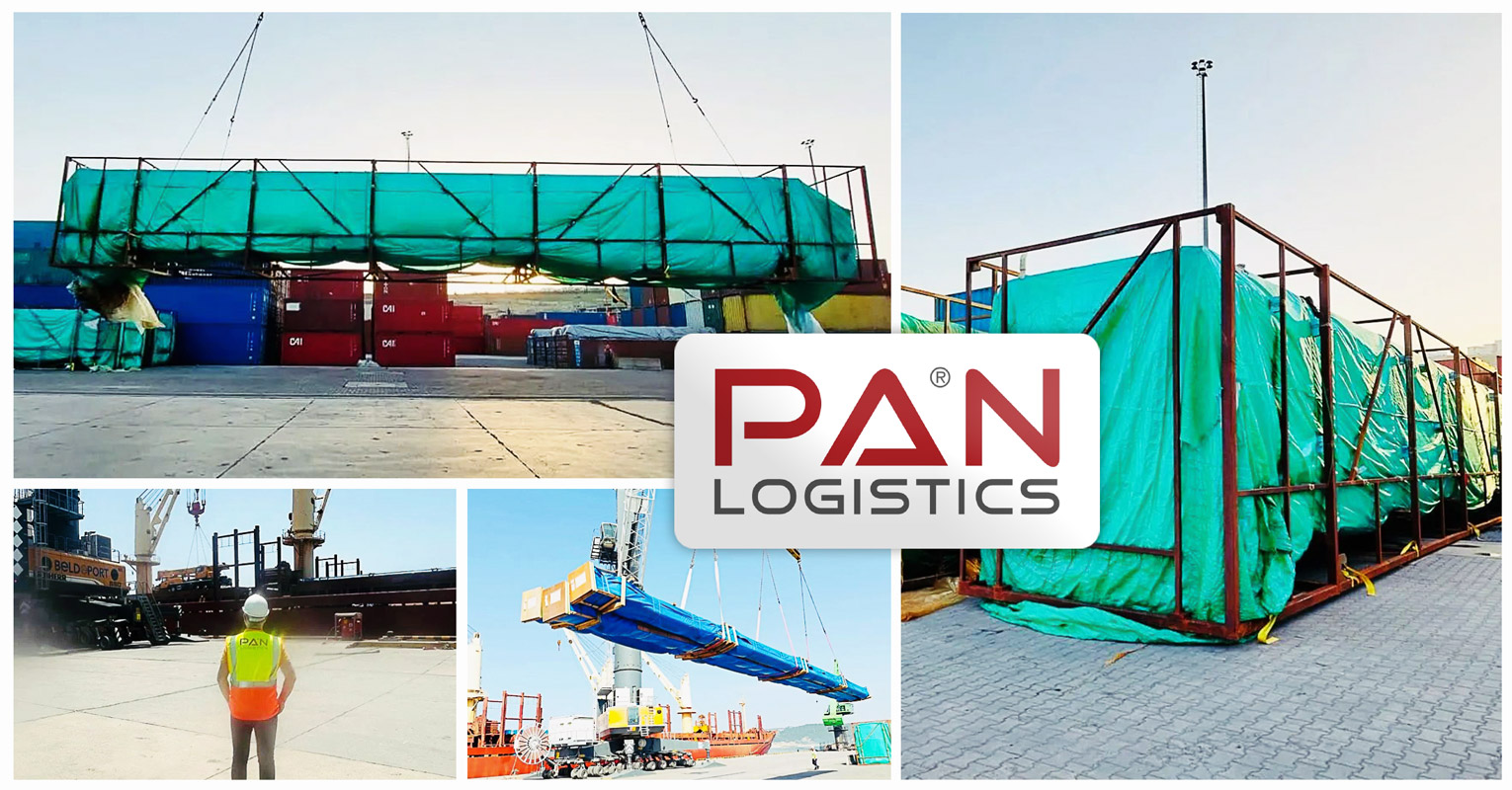 Pan Logistics Part Chartered 7 High Speed Rail Wagons & 98 Bundles of Aluminum Profiles from China to Turkey