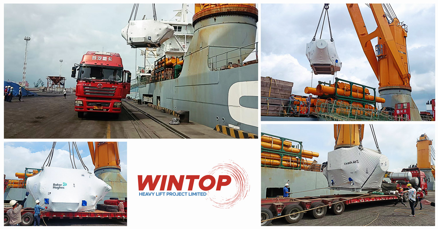 Wintop Heavy Lift Shipped Commissioning & Start-up Spare Parts from Xiamen, China to Livorno, Italy