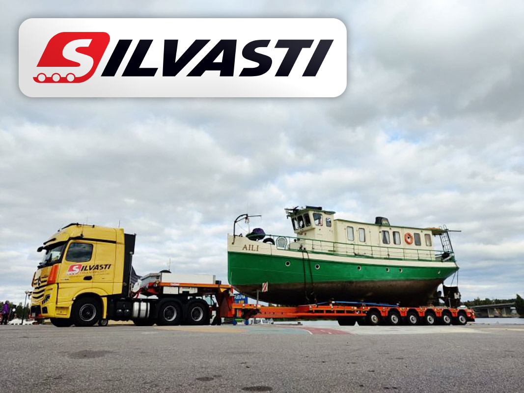 Silvasti Transported the Ship Between Two of the Largest Lakes in Finland