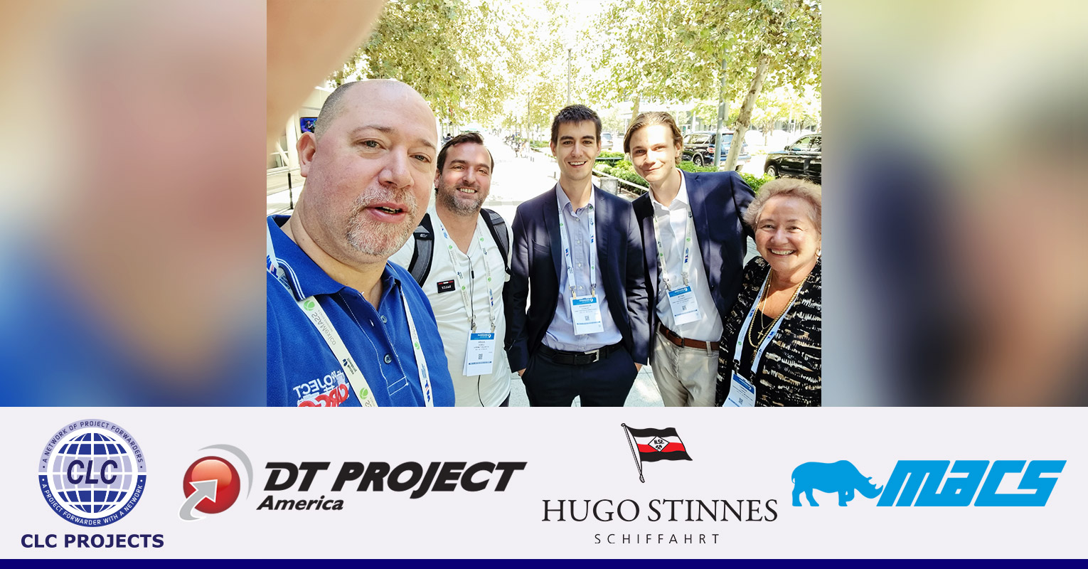 CLC Projects with US member Dt Project America and friends from HUGO STINNES SCHIFFAHRT GmbH and MACS Maritime Carrier Shipping at Breakbulk Americas last week