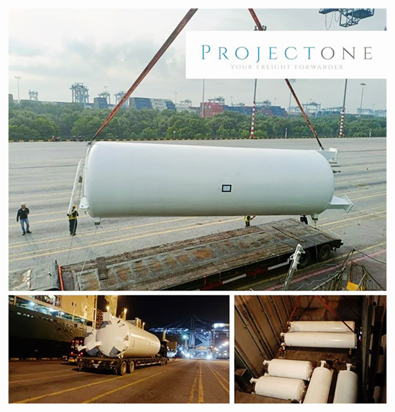 Project One Logistics Completed Another Successful Part-charter of Tanks via Breakbulk