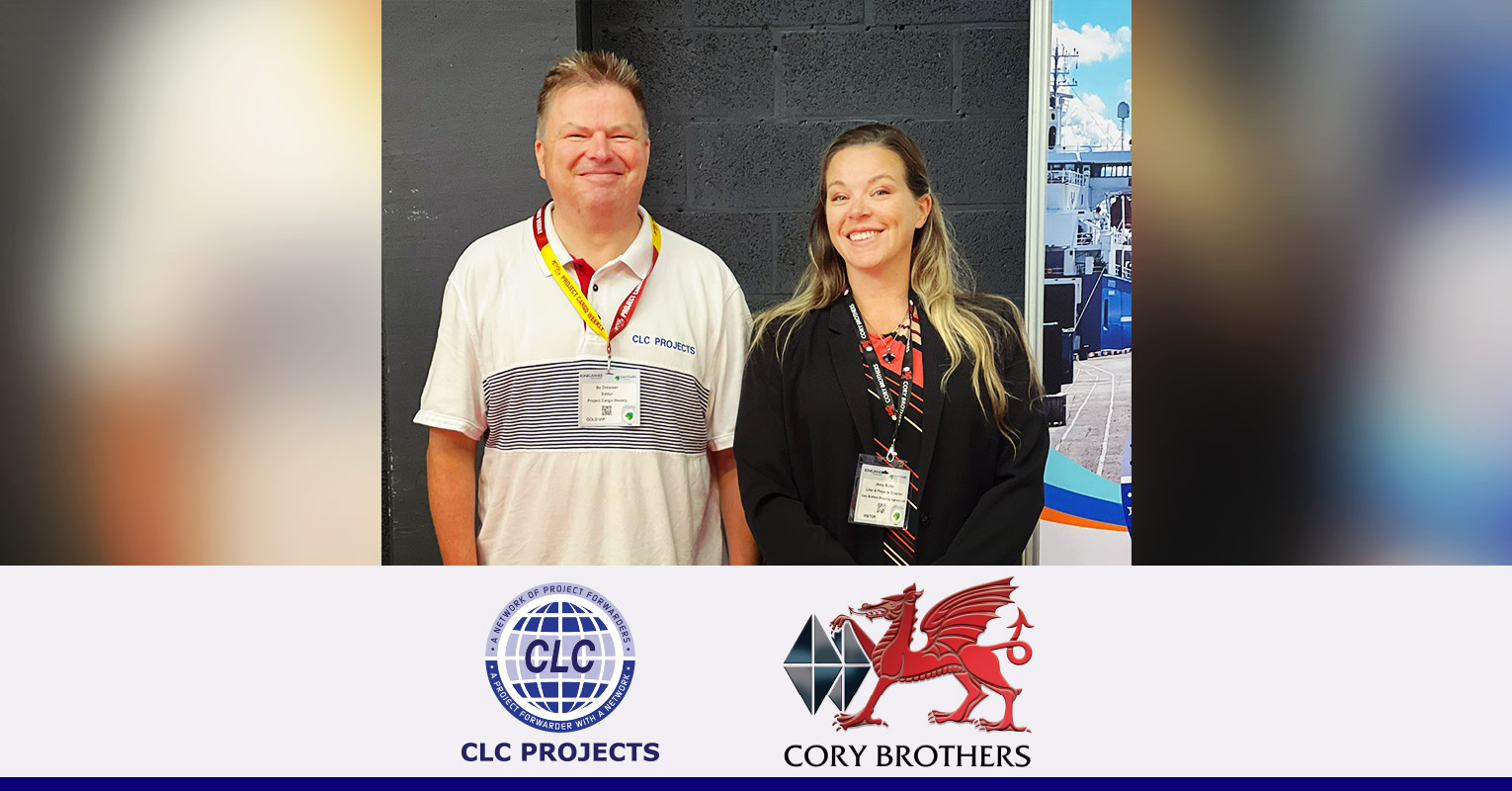 CLC Projects Chairman meeting with Jenny Butler of Cory Brothers at AntwerpXL