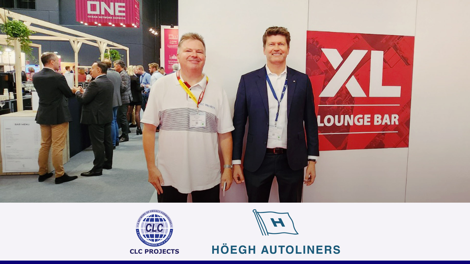 CLC Projects with Tore Listad of Hoegh Autoliners at AntwerpXL