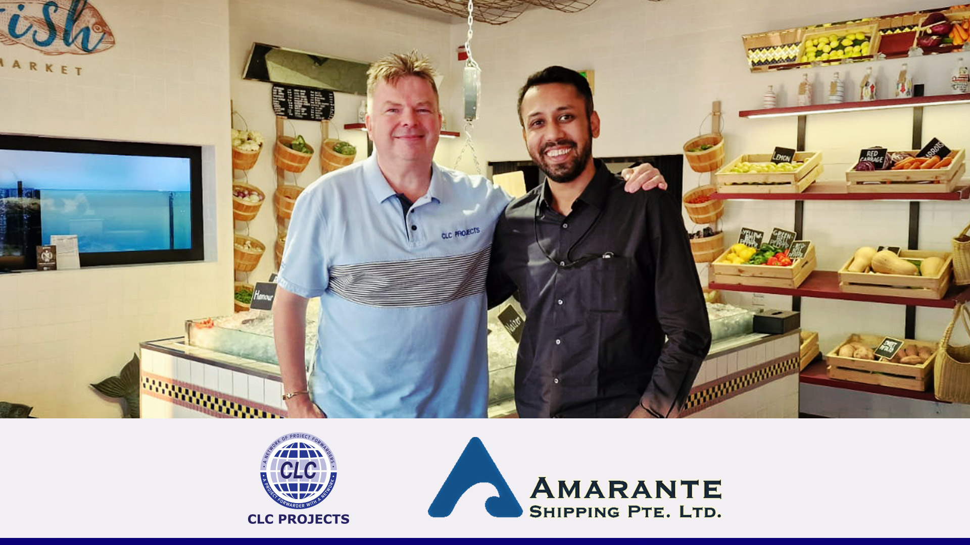 CLC Projects Chairman with Mrinal Shah, Operations Manager at Amarante Shipping in Dubai UAE