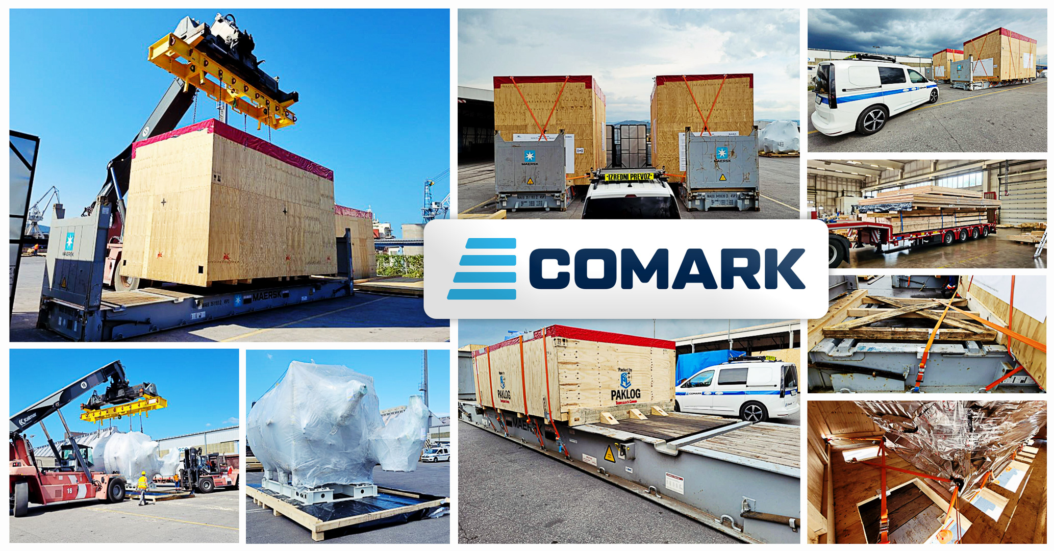 Comark Packed this OOG Cargo with Final Dimensions of 900 x 480 x 495 cm & Total Weight of 45mt for the Journey Across the Ocean with their Field Packing Unit