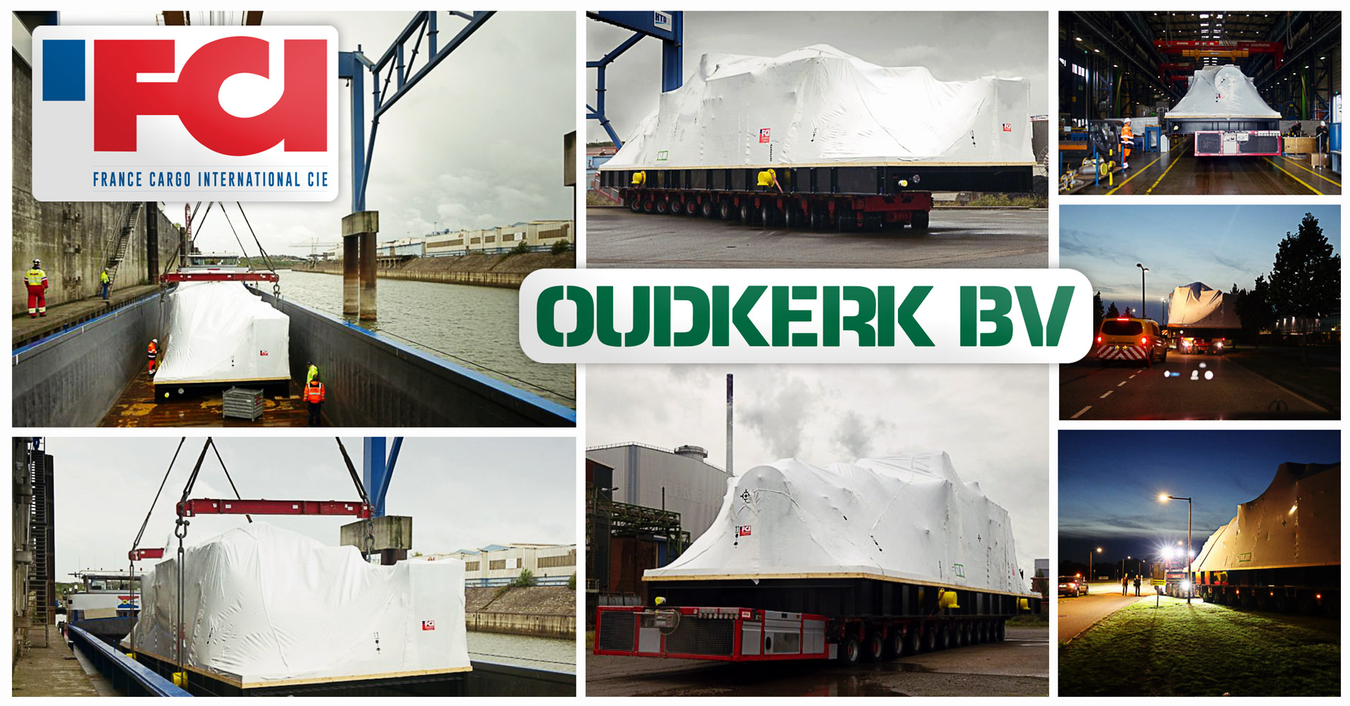 FCI and Oudkerk Cooperated to Move a 180mt Piece of Cargo