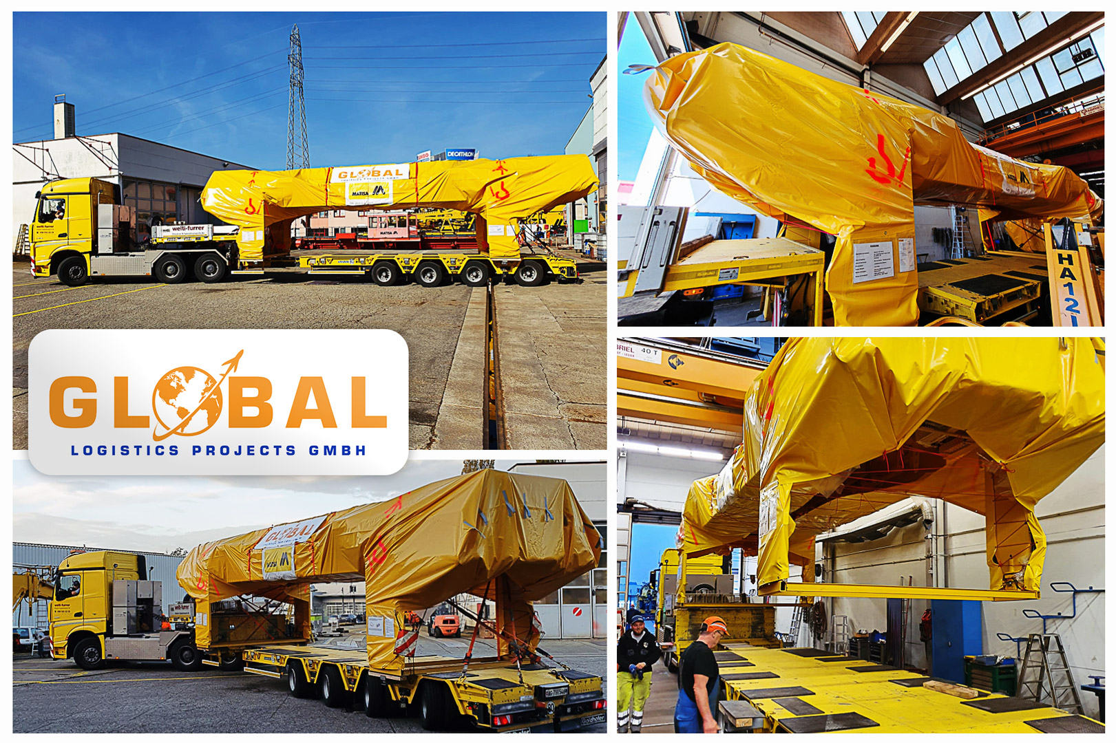Global Logistics Projects Handling 2 of 6 Tamping Machines ex-Switzerland for Rio De Janeiro