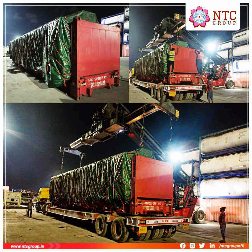 NTC Logistics Completes the Freight Forwarding of a Granite Slab Polishing Machine for a Customers in Andra Pradesh