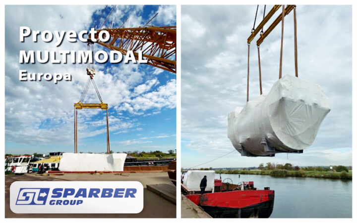 Sparber Group Performs Two-piece Multimodal Transport with Unit Weight of 69 Tonnes Across Europe