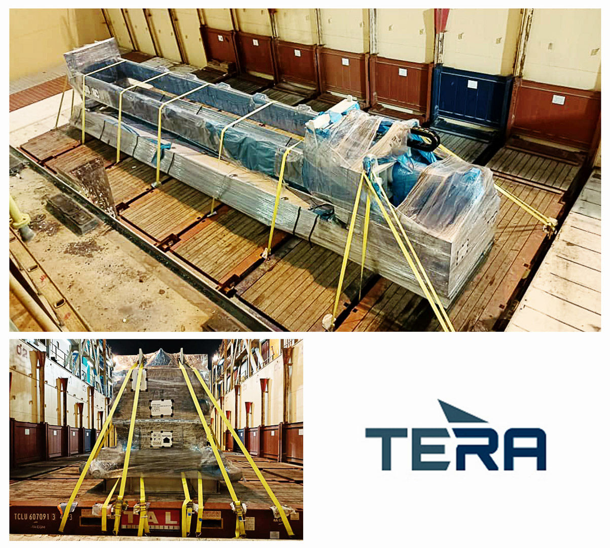 Tera Projects Loaded a 46mt Piece of Breakbulk Cargo Onboard a Container Ship in Pasir Gudang for Cape Town