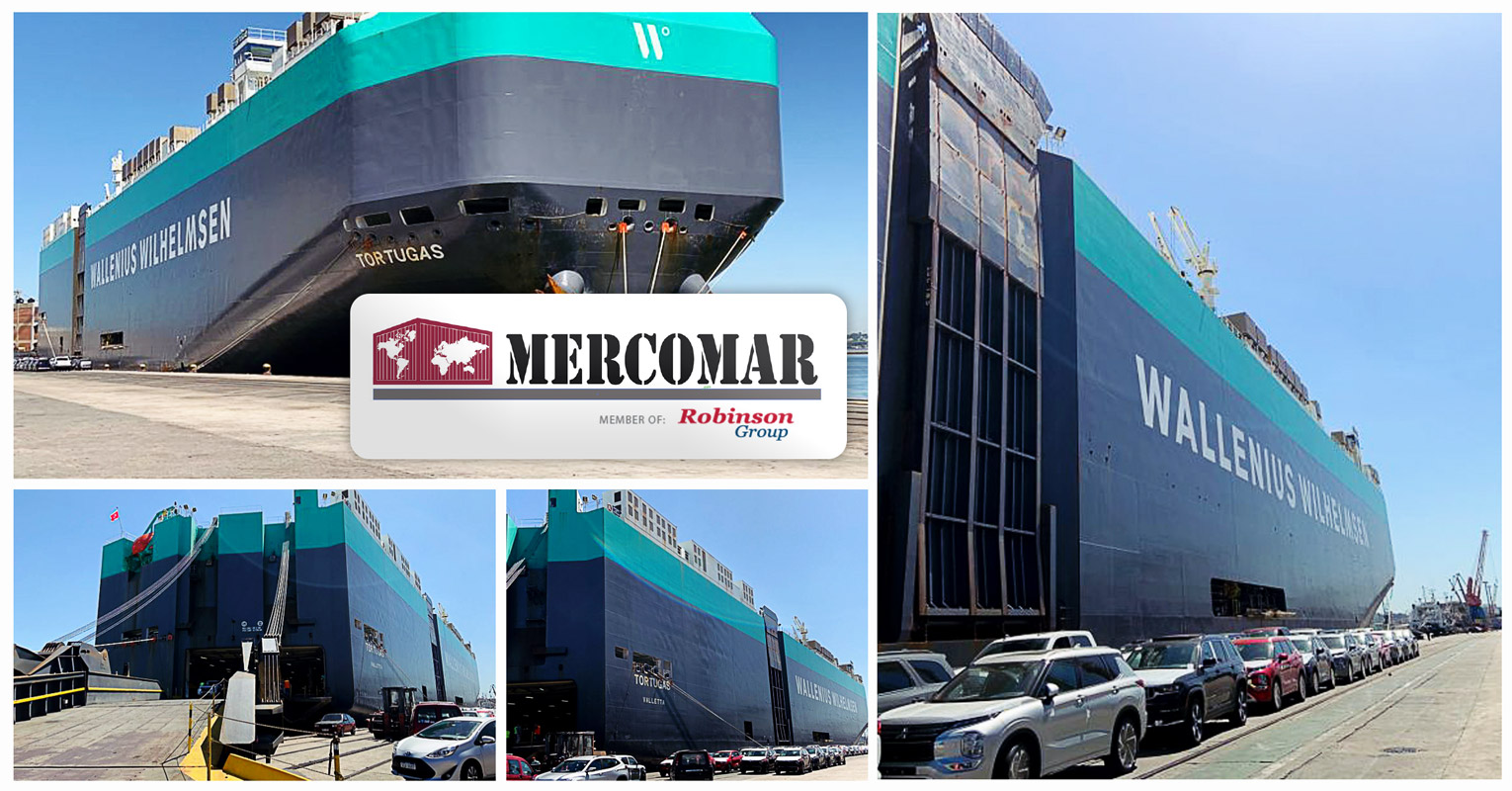 Mercomar Handled 16 Vehicles via RORO at Montevideo for a Client in Asuncion, Paraguay