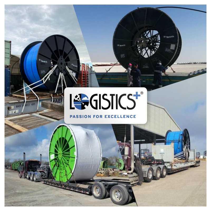 Logistics Plus Safely Shipped 4 x Reels to Four Different Countries from the USA within a Week