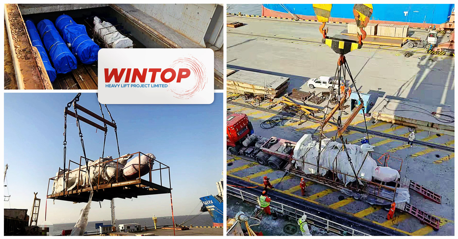 Wintop Heavy Lift Shipped a Guanyin Statue from Shanghai to Port Kelang