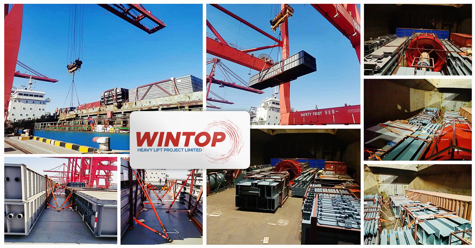 Wintop Heavy Lift Shipped 77 Pkgs - 2360 CBM - China- Hualien, Taiwan