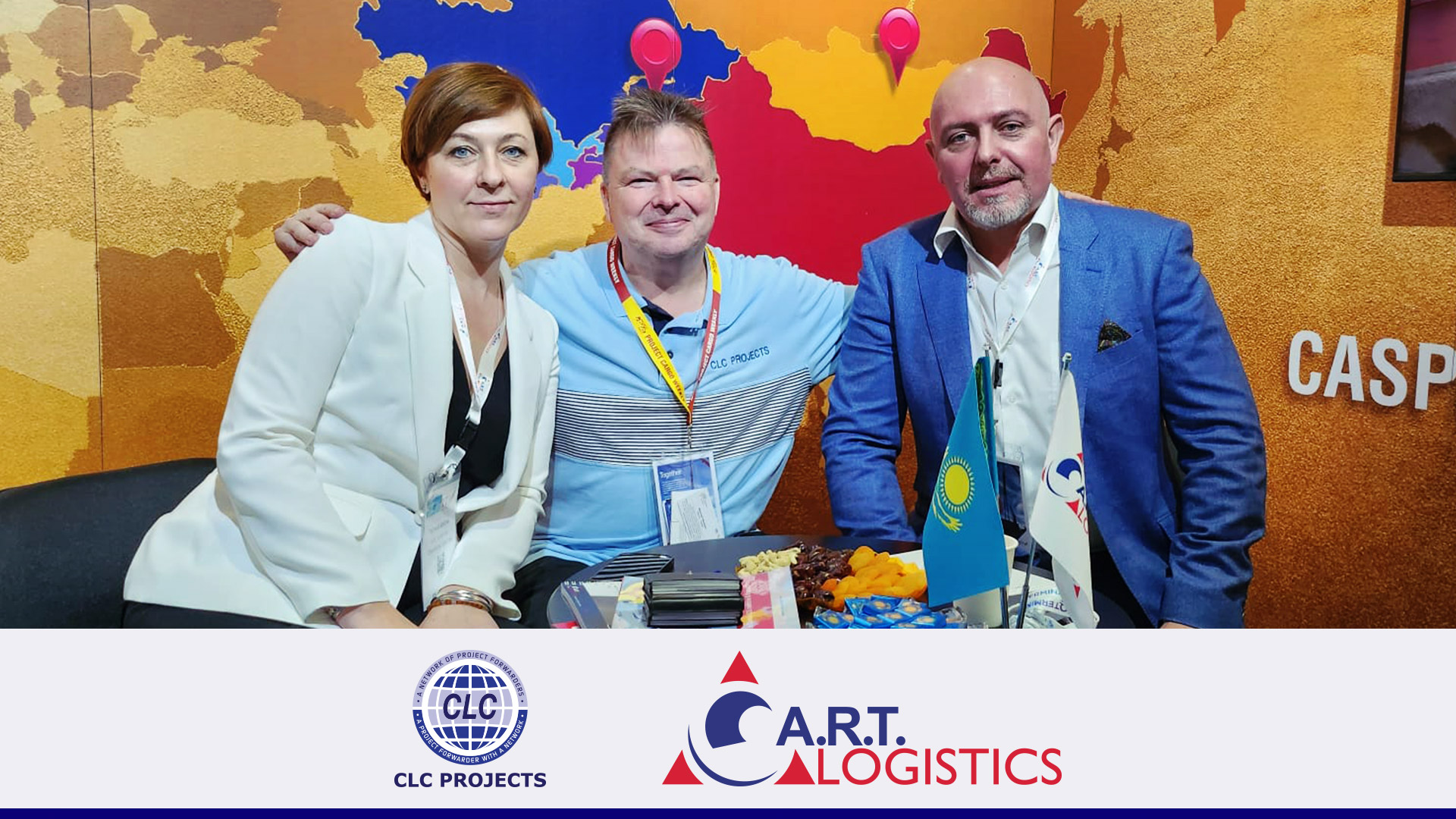 CLC Projects with A.R.T. Logistics at Breakbulk Middle East in Dubai